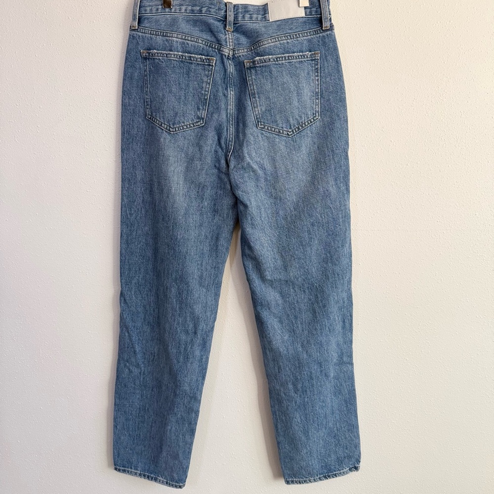 Pistola Distressed Straight Leg Jeans Women’s Size 25 High Rise Button Fly - Picture 5 of 13